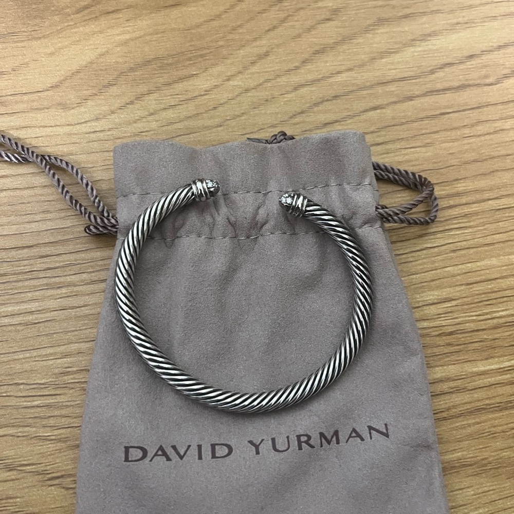 David yurman cable classics diamond bracelet - Picture 4 of 5